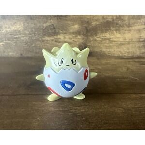 Vintage TOMY Pokemon Togepi Mini Figure Nintendo CGTSJ 1.5" Toy Collectible